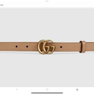 Thin GUCCI Double G Belt